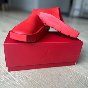 Red (Hex Mule) Jordan Slides